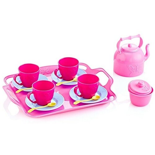 Guclu Набор посуды «Чайный», на подносе, 17 предметов guclu набор посуды чайный на подносе 17 предметов
