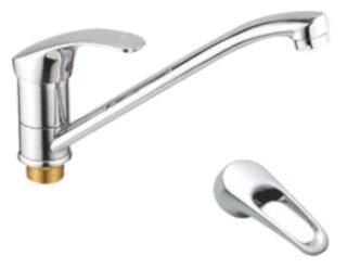 Смеситель для кухни 35к CN4913 CRON длинный пов. излив 221 мм, п/гайку, хром