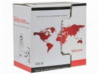 Кабель Telecom Ultra Base UTP 4 пары кат.5е (бухта 305м/1000FT) p/n: CU545