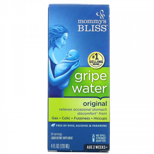 Mommy's Bliss, укропная вода, оригинальная, для младенцев от 2 недель, 120 мл