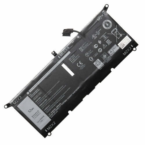 Аккумулятор DXGH8 для Dell xps 13 7390 / 9370 / 9380 / inspiron 7490 / vostro 5391 / latitude 3301 / 9305 / 5390 / 5391 / 7391