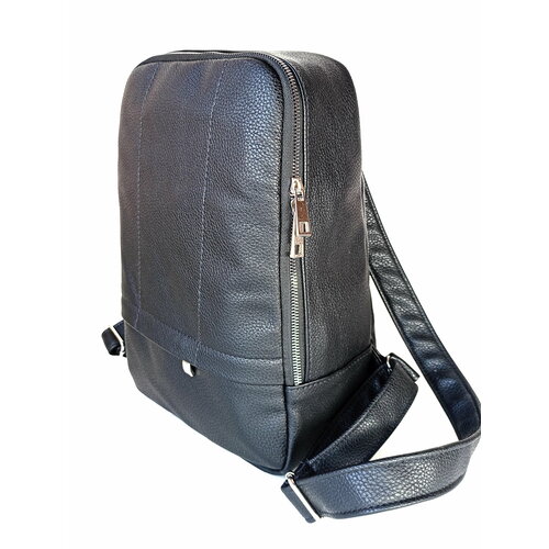 Городской рюкзак / стильный / кожаный рюкзак из экокожи / унисекс McKIR 21-91 экокожа черный