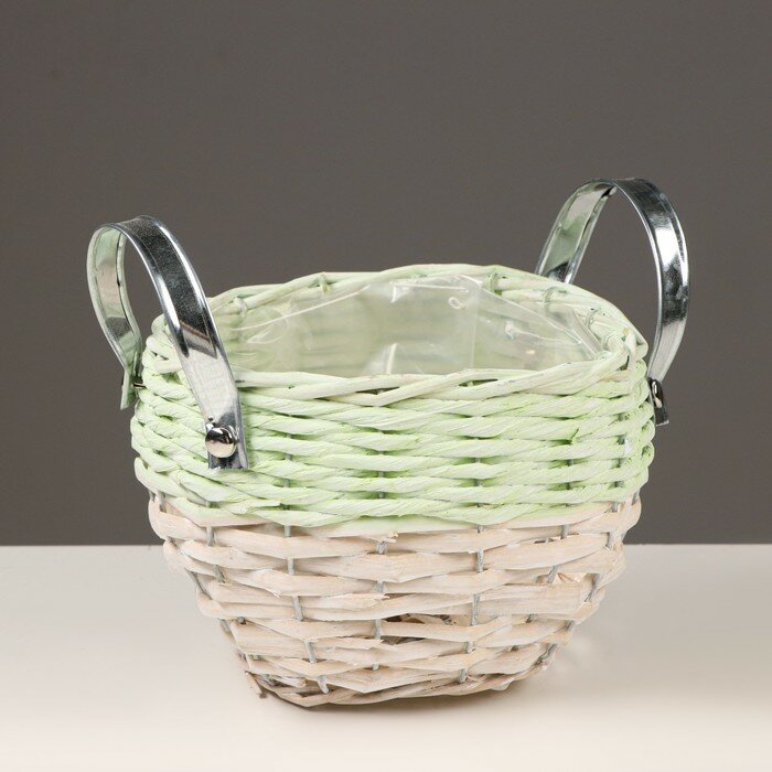 фото Корзина Sima-land "Зеленка", 17х13 см, H 13,17 см
