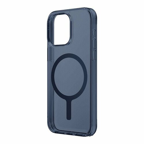 Uniq для iPhone 15 Pro чехол Lifepro Xtreme AF Smoke Blue (MagSafe) синий