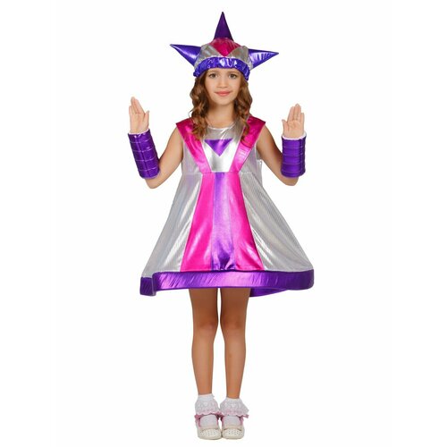 Карнавальный костюм детский Инопланетянка карнавальный костюм ec 202080 инопланетянка