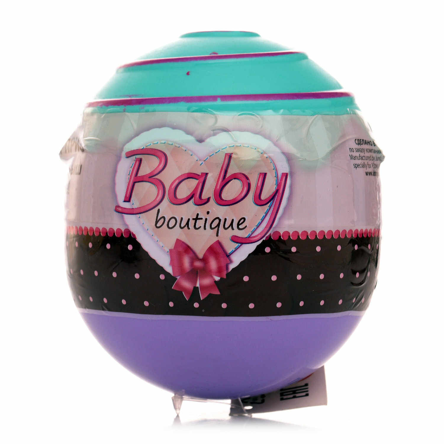 Пупс-мини Abtoys Baby boutique в конфетке, 9 см - фото №6