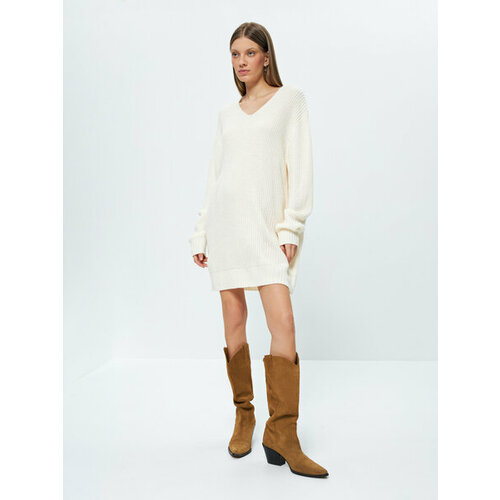 фото Платье zarina, размер m (ru 46), белый