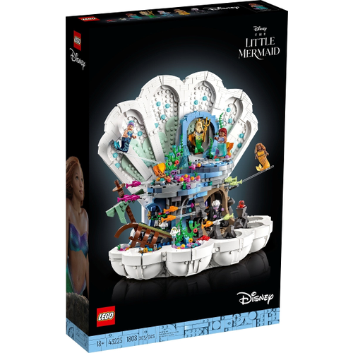 Конструктор LEGO Disney 43225 Русалочка королевская ракушка disney книжка малышка русалочка