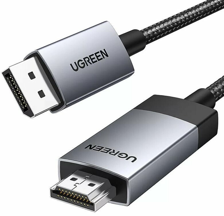 Кабель DisplayPort (M) - HDMI (M) 1м UGREEN DP119 (15773)
