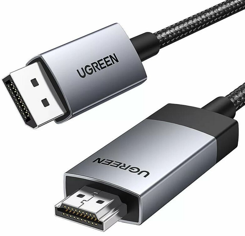 фото Кабель DisplayPort (M) - HDMI (M), 1м, UGREEN DP119 (15773)