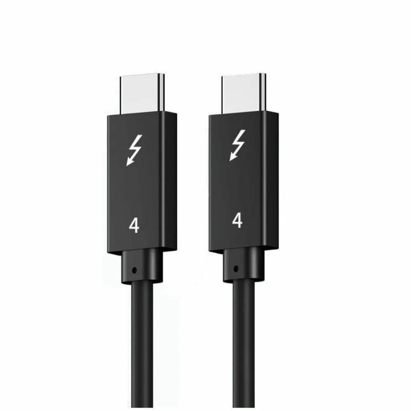 Кабель USB-C Type-C (100W/Thunderbolt 4/PD/2 метра) <черный>