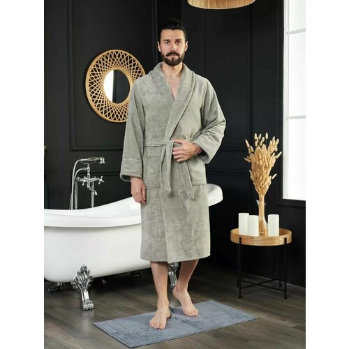 фото Халат , размер 4xl, зеленый нет бренда