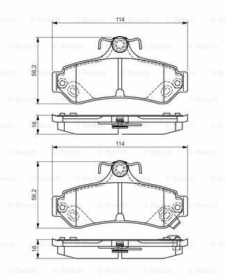 Тормозные колодки Bosch - фото №10