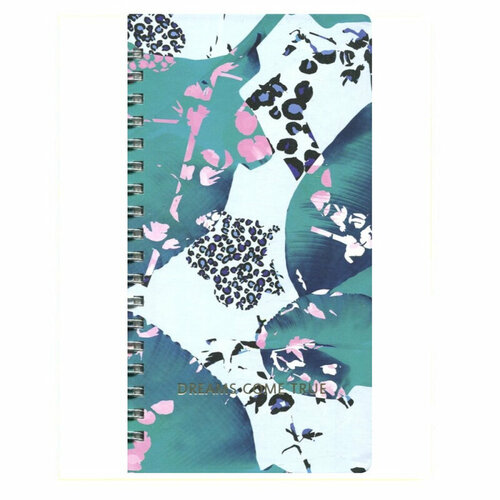 Блокнот Листья Be Smart Mon cher 100 л клетка твердый переплет спираль