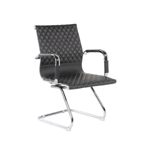 Офисное кресло для посетителей и переговорных Riva Chair 6016-3 черное