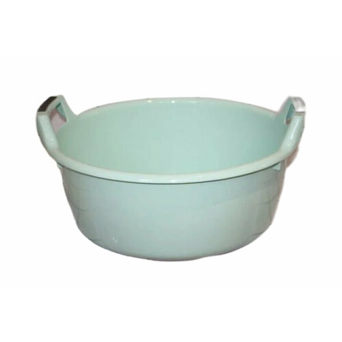 Таз пластмассовый круглый с ручками 16 л голубой 1436₽