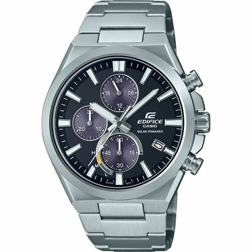 фото Наручные часы casio edifice, серебряный, черный