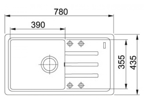 Кухонная мойка Franke BSG 611-78, сахара