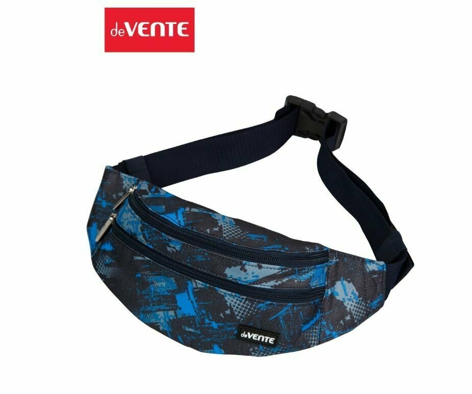 фото Сумка поясная deVente "Dynamic" 26*10*7см, на молнии, 1 отделение, 1 передний карман