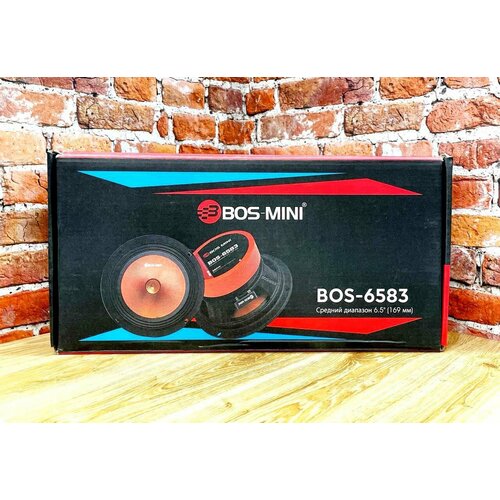 Автомобильные динамики BOS-MINI 16 См 65 Дюймов 380W Комплект из 2 штук 430000₽