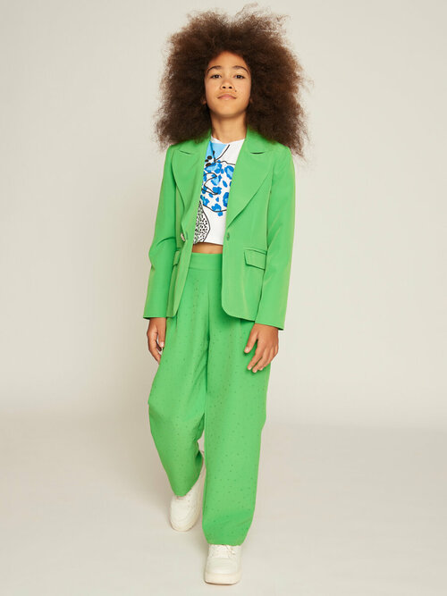 Пиджак Y-CLU, размер 128, зеленый