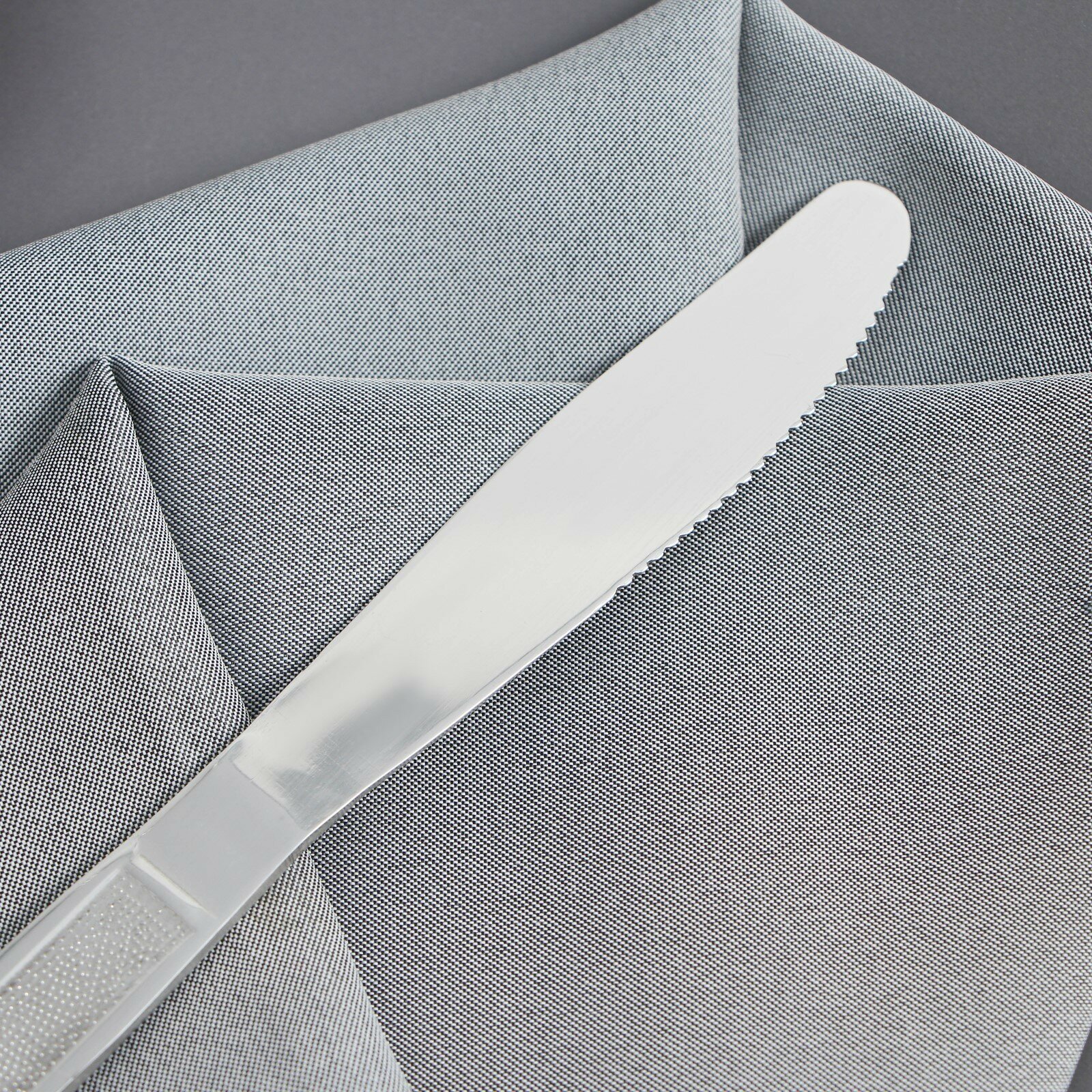 Нож столовый Доляна «Пулкин», для сервировки, 20,6 см, толщина 2 мм, цвет серебряный