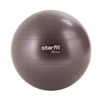 Без упаковки фитбол Starfit Gb-111 антивзрыв, 1200 гр, кофейный, 75 см