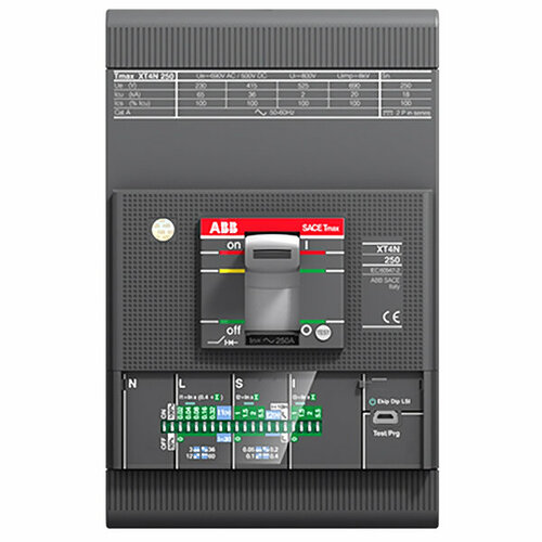 Автоматический выключатель трехполюсный XT4N 250 Ekip LS/I In=250A F F ...
