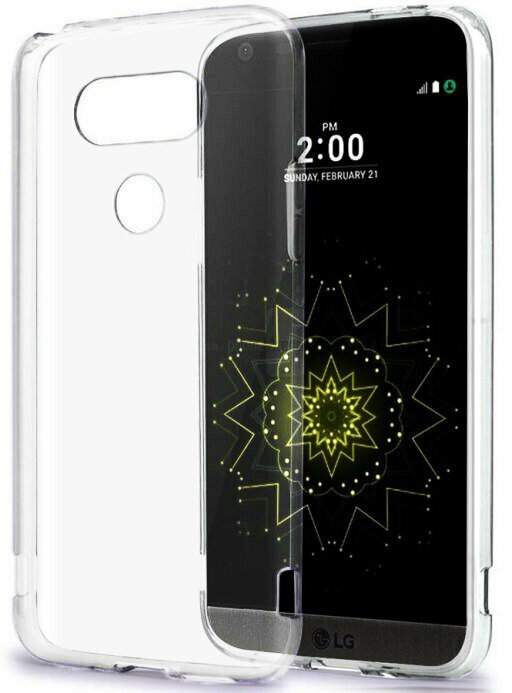 Накладка силиконовая для LG G5 прозрачная