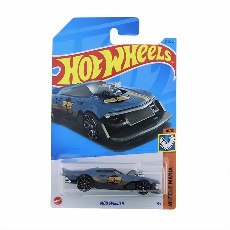 HKG59 Машинка игрушка Hot Wheels металлическая коллекционная Mod Speeder серый