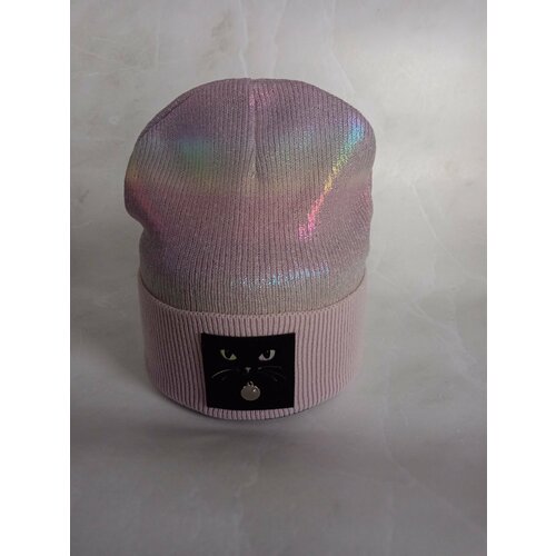 фото Шапка , размер 50-54, пыльная роза нет