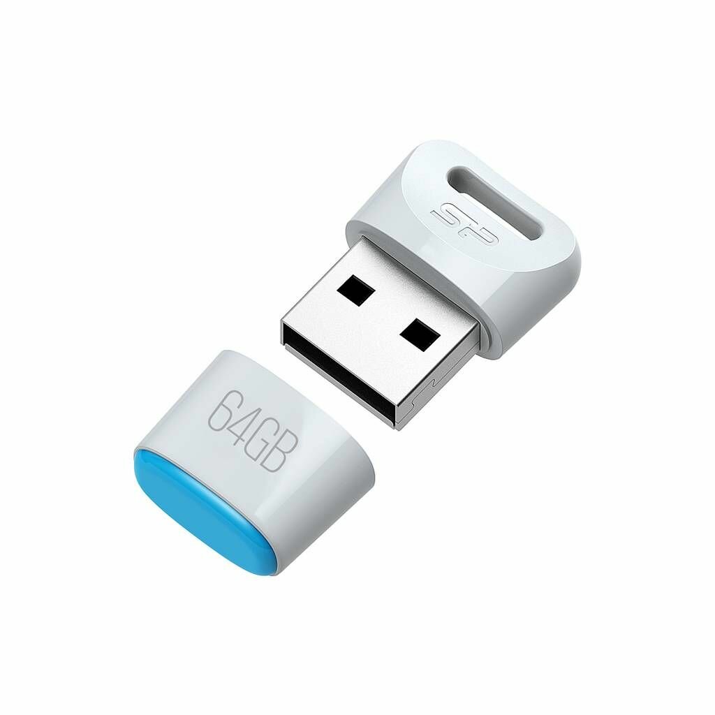 Флешка USB SILICON POWER Touch T06 16Гб, USB2.0, белый [sp016gbuf2t06v1w] - фото №10