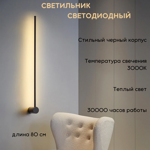 FEDOTOV Светильник настенный светодиодный архитектурный FED-0021-BK-3000K