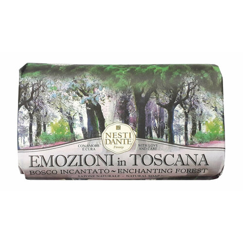 Мыло для тела c растительными экстрактами и маслами Nesti Dante Emozioni in Toscana Enchanting Forest Natural Soap мыло твердое nesti dante мыло emozioni in toscana enchanting forest