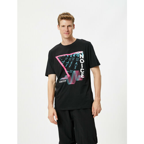 фото Футболка koton, размер m, черный