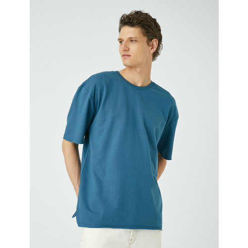 фото Футболка koton, размер xl, зеленый, синий