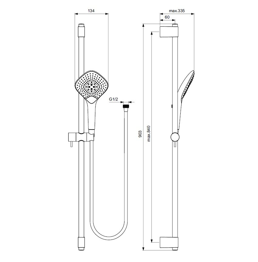 Душевой гарнитур Ideal Standard - фото №7