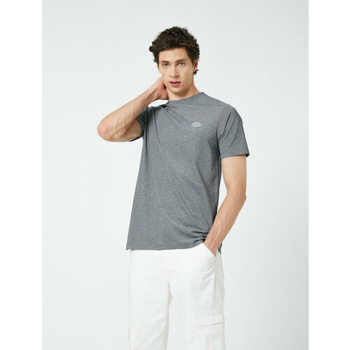 фото Футболка koton, размер l, черный