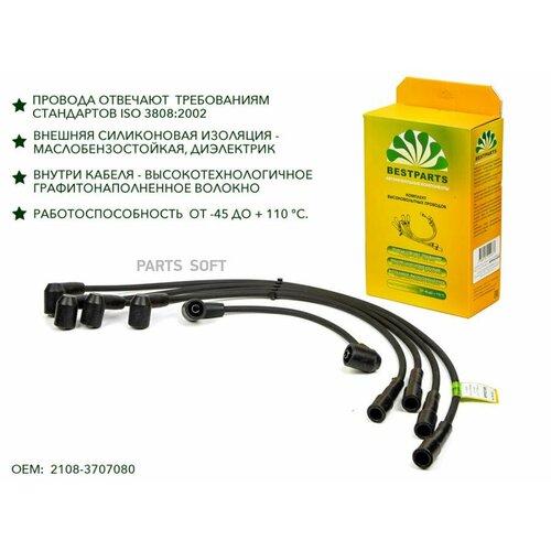 BESTPARTS BPPS2108S Провода свечные 2108-099 BESTPARTS BPPS2108S 1677₽