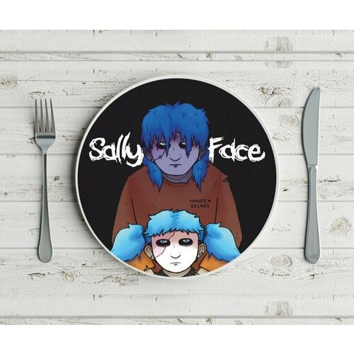 Тарелка Sally Face, Салли Фейс №22