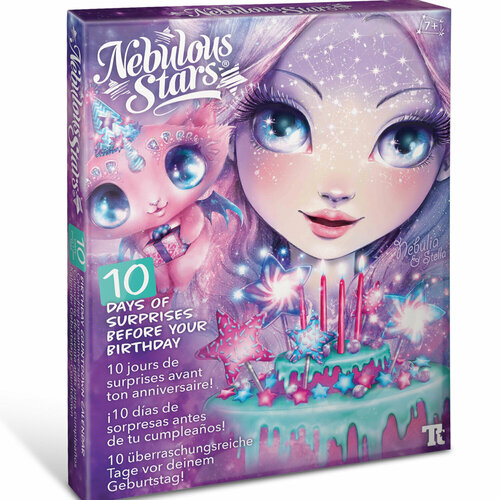 Серия Nebulia: Подарочный набор для девочек ко Дню рождения - обратный календарь (10 подарков)