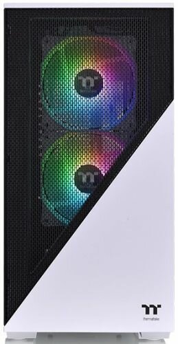 Корпус mATX Thermaltake Divider 170 TG ARGB CA-1S4-00S6WN-00 белый без БП боковая панель из закаленного стекла 2*USB 3.0 USB 2.0 audio