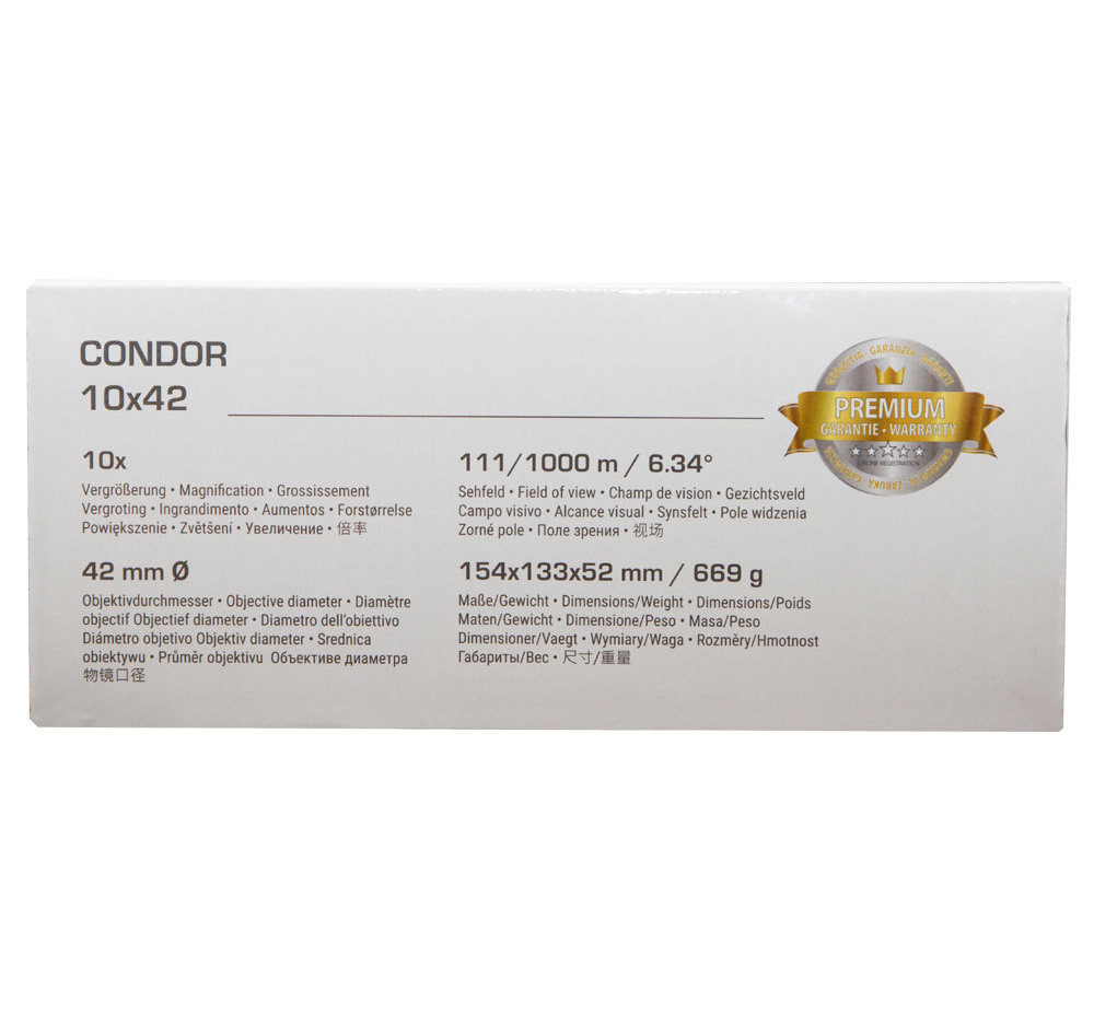 Бинокль Bresser (Брессер) Condor UR 10x42 - фото №13