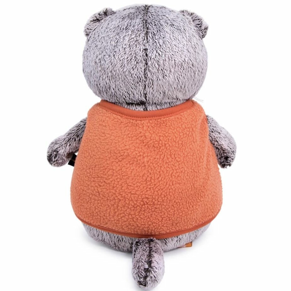 Budi Basa Мягкая игрушка Кот Басик в меховом жилете, 30 см - фото №9