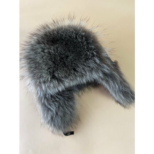 Шапка ушанка  зимняя, размер 58, коричневый