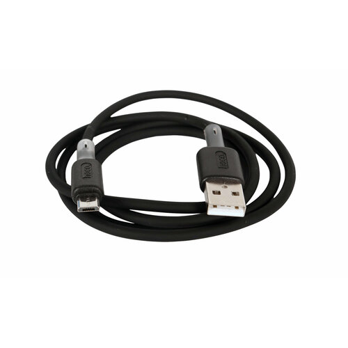 Кабель USB Hoco X48 Soft, USB - MicroUSB, 3A, 1 м, черный