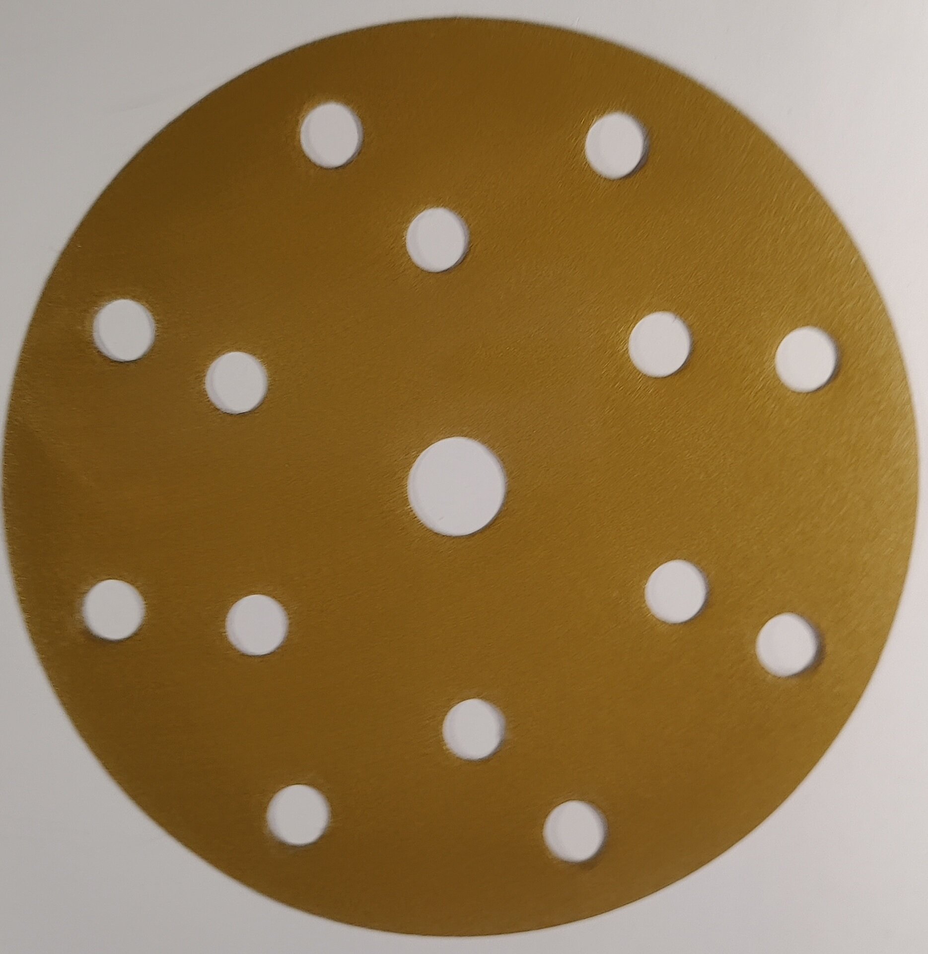 Набор Шлифовальных кругив BRUSHTEX (25 штук) на липучке SANDPAPER диаметром 150 мм 15 отверстий с зернистостью по 5 штук 4080120240320