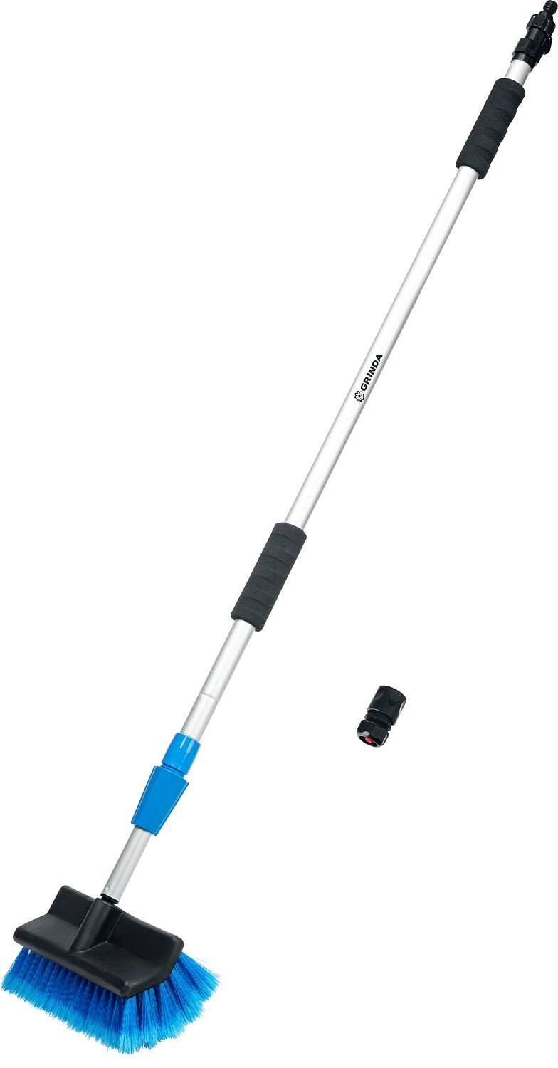 фото GRINDA щетка на телескопическом удлинителе, соединитель 1/2″, Набор для мойки (8-428486)