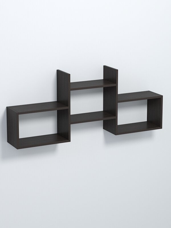 Полка настенная "вайб" №10, Дуб Венге. Производитель товара - компания Westcom.