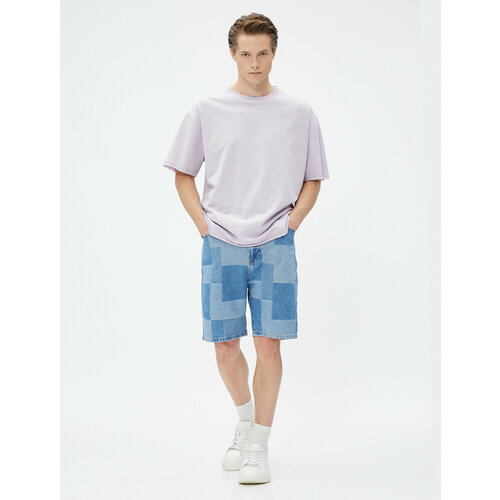 фото Шорты koton, размер 48/50, синий